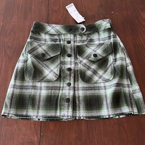 Urban outfitters plaid skirt